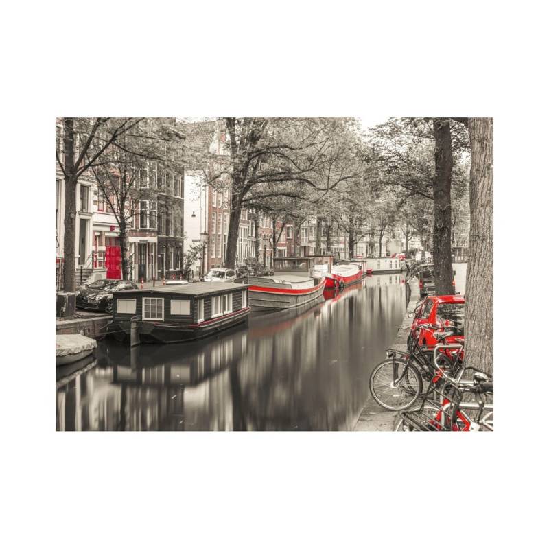 Dino Canal In Amsterdam 3000 Teile Puzzle Dino-56330 von Dino