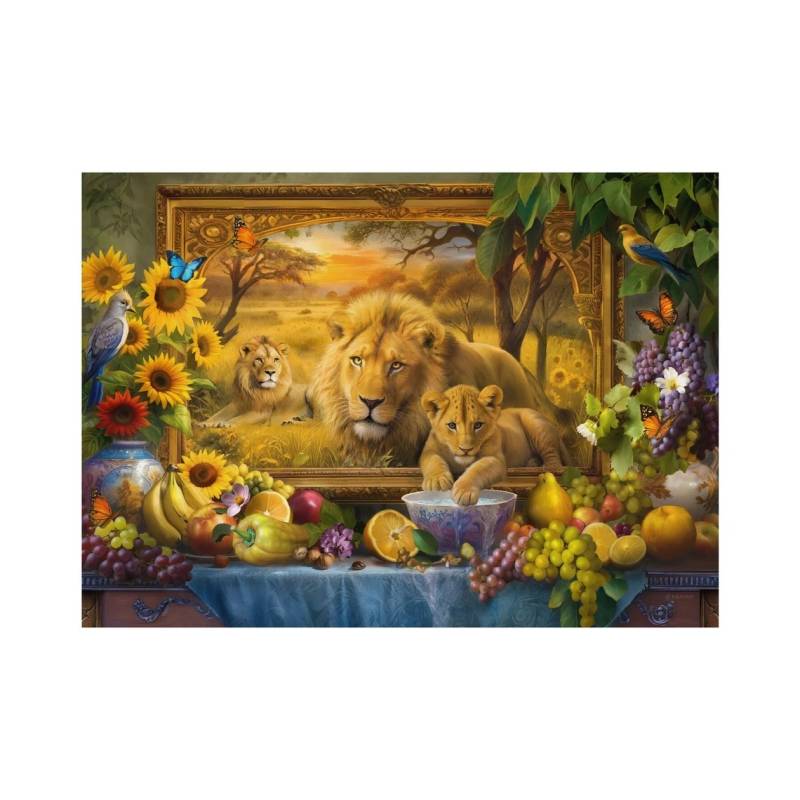 Dino From The Picturs - Lions 1000 Teile Puzzle Dino-53333 von Dino