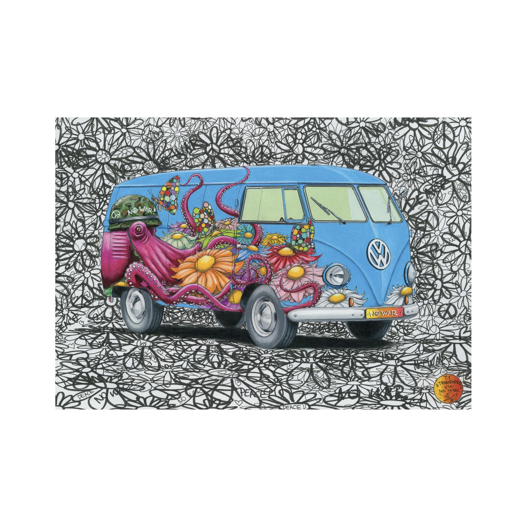 Dino Hippies VW 500 Teile Puzzle Dino-50272 Dino Hippies VW 500 Teile Puzzle Dino-50272 von Dino