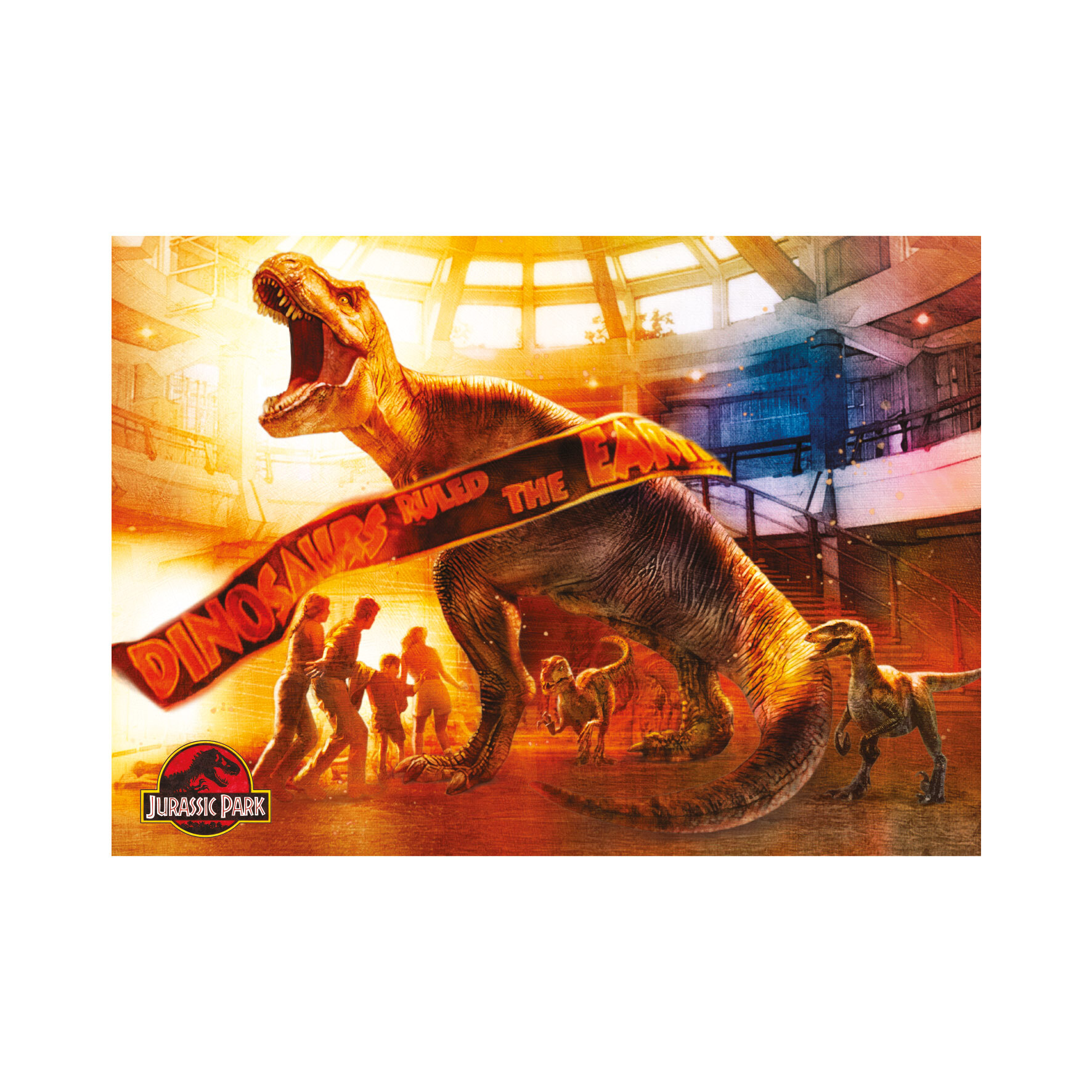 Dino Jurassic Park 1000 Teile Puzzle Dino-53318 von Dino