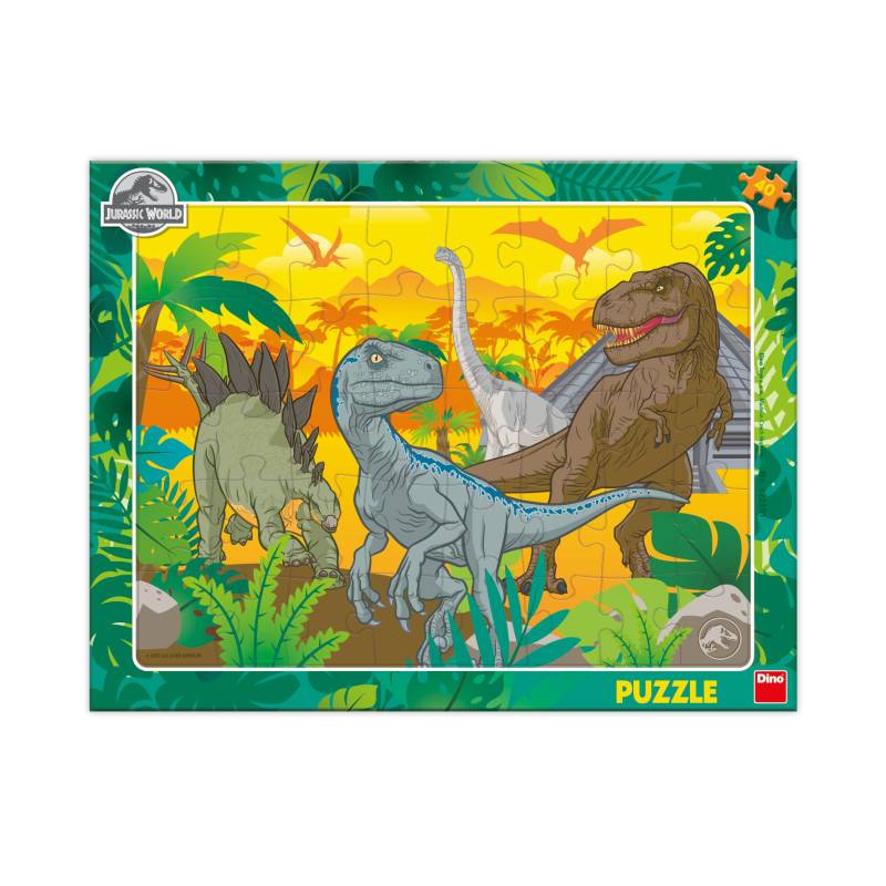 Dino Jurassic World 40 Teile Puzzle Dino-32230 von Dino