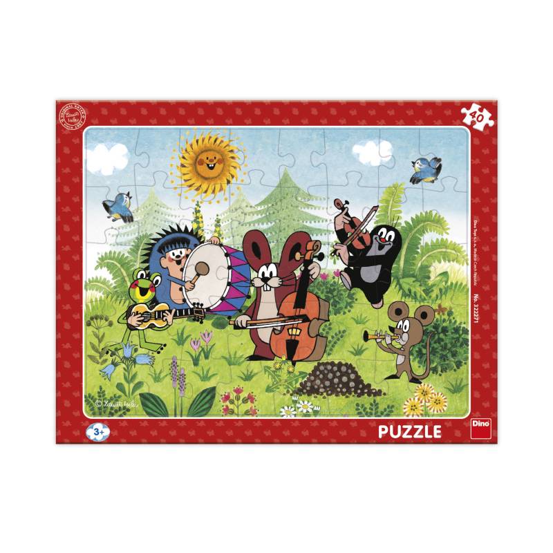 Dino Kleiner Maulwurf Und Band 40 Teile Puzzle Dino-32227 von Dino