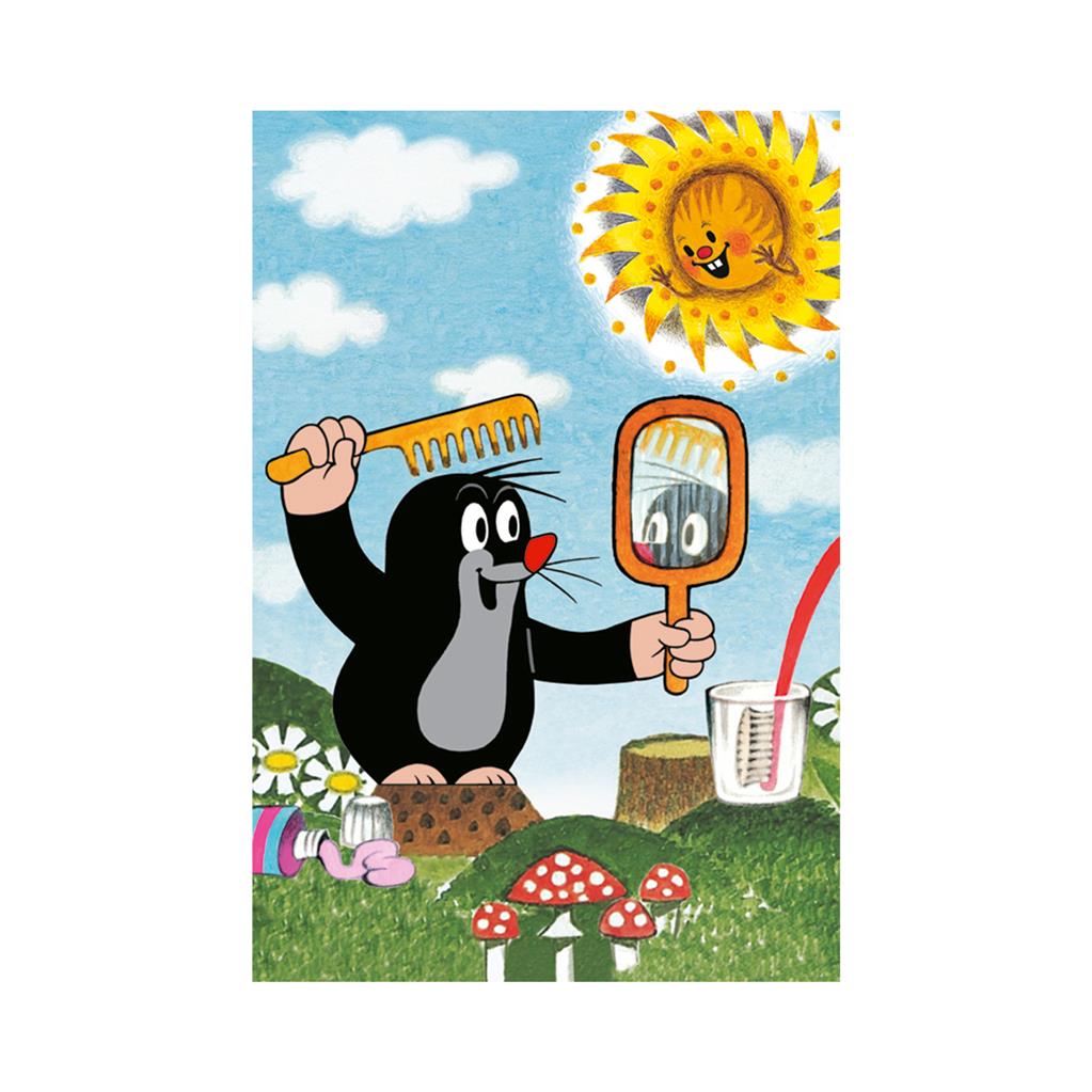 Dino Mini-Puzzle - Der kleine Maulwurf: Spiegel 54 Teile Puzzle Dino-33106-Miroir von Dino