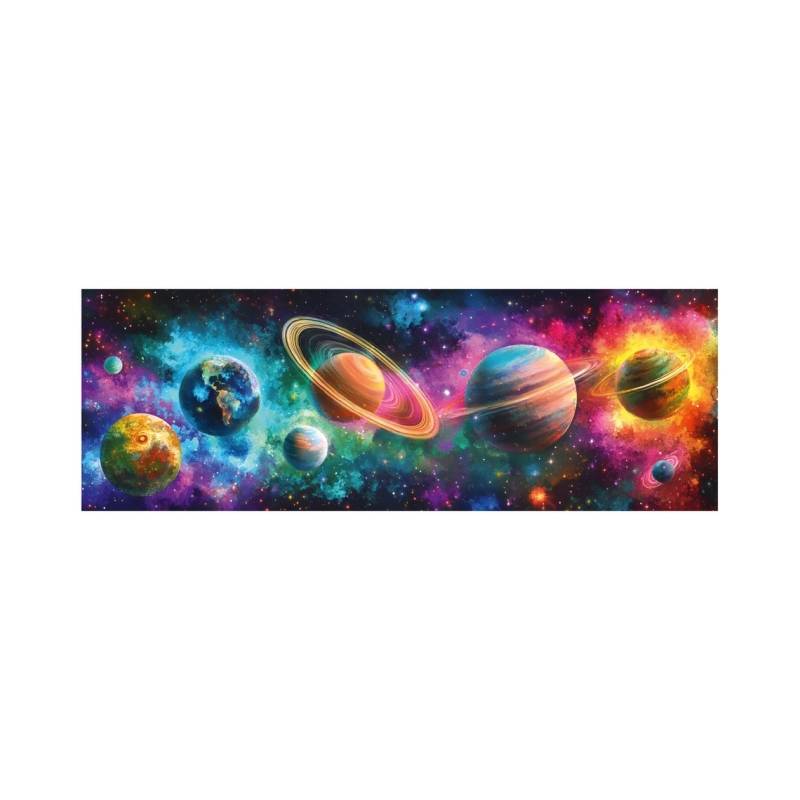 Dino Panoramic Puzzle - Colourful Planets 150 Teile Puzzle Dino-39338 von Dino