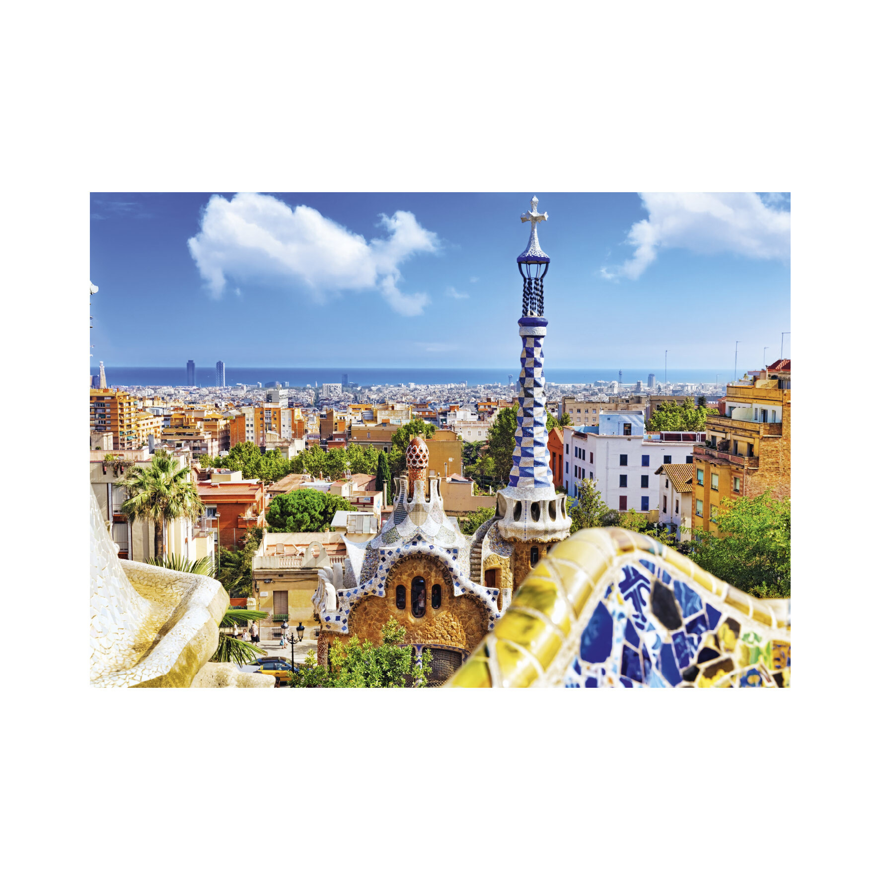 Dino Park Güell 500 Teile Puzzle Dino-50289 von Dino