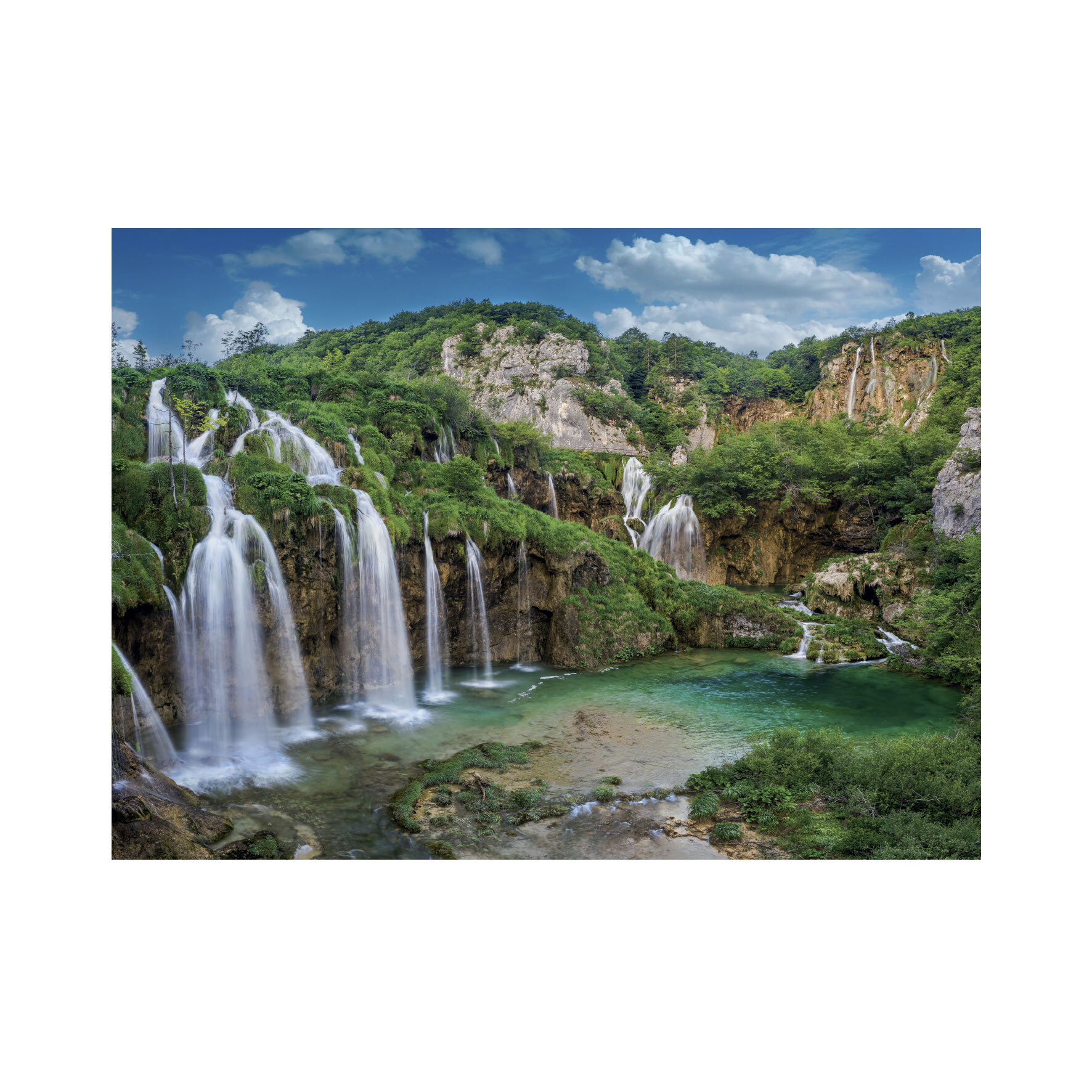 Dino Plitvice 1000 Teile Puzzle Dino-53320 von Dino