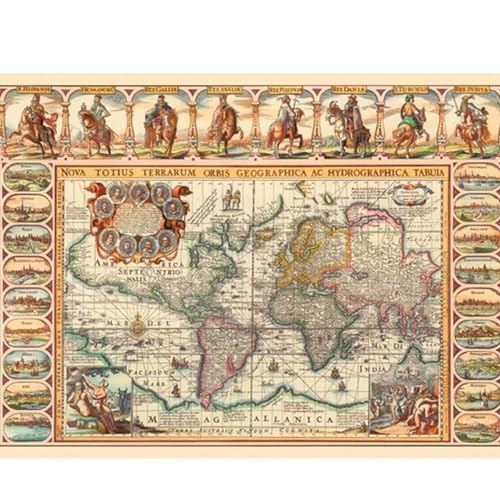 Dino Puzzle mit 2000 Teilen: historische Weltkarte Dino Puzzle mit 2000 Teilen: historische Weltkarte von Dino