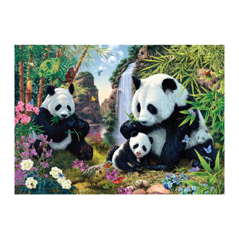 Dino Secret Puzzle - Pandas 1000 Teile Puzzle Dino-53263 von Dino
