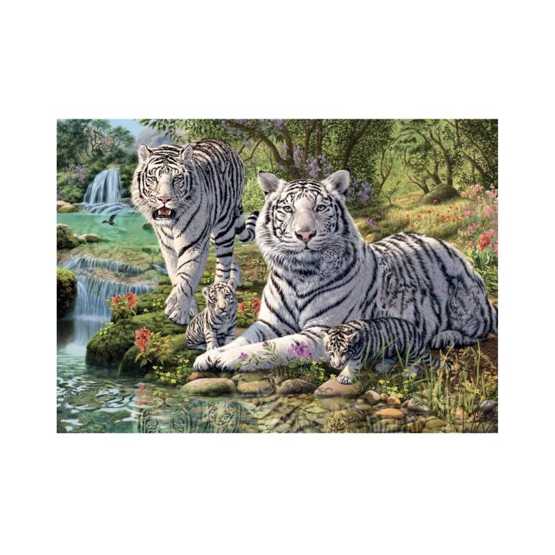 Dino Weiße Tiger 1000 Teile Puzzle Dino-53326 von Dino