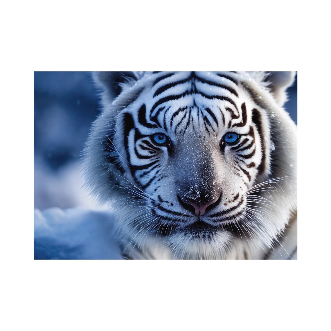 Dino White Tiger 1000 Teile Puzzle Dino-53331 von Dino