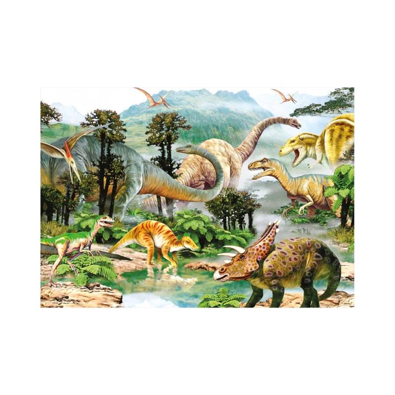 Dino XXL Teile - Dinosaurier 100 Teile Puzzle Dino-34343 von Dino
