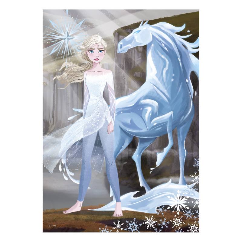 Dino XXL Teile - Neon Puzzle - Frozen 2 100 Teile Puzzle Dino-39417 von Dino