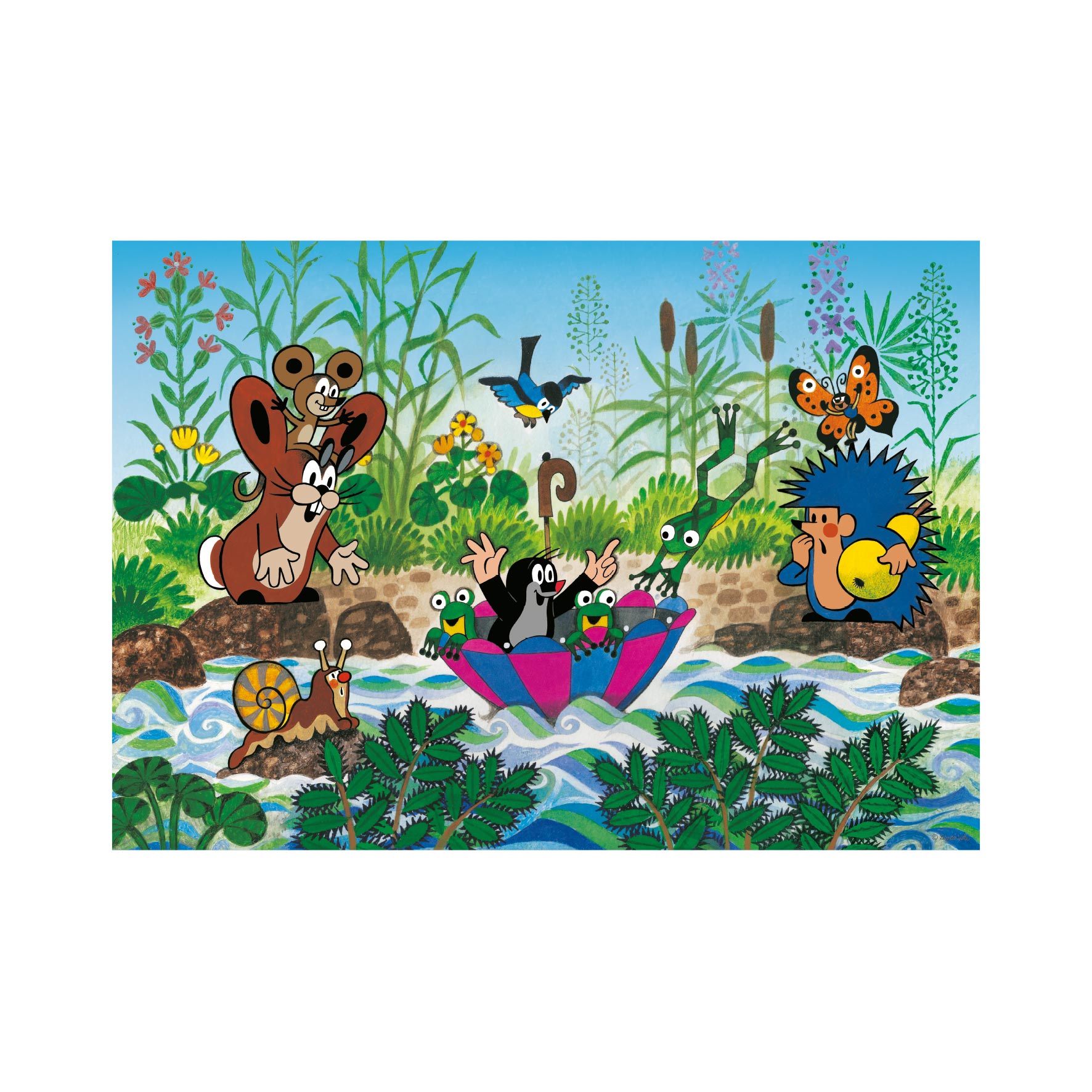 Dino XXL Teile - The Little Mole 100 Teile Puzzle Dino-34342 Dino XXL Teile - The Little Mole 100 Teile Puzzle Dino-34342 von Dino