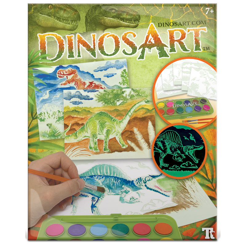Aquarell-Malset DINOSART in bunt von Dinos Art