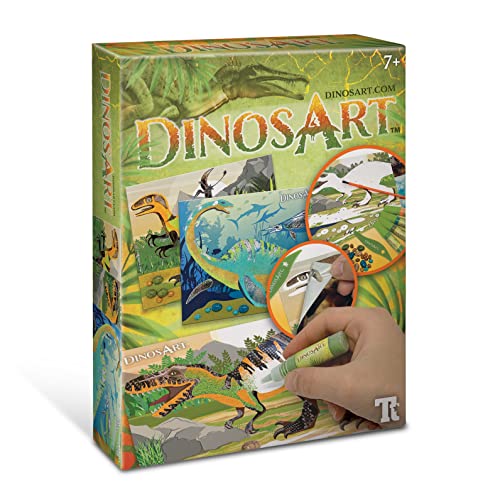 Dinos Art Kreativset Dino Sand- und Folienkunst zum Erstellen einzigartiger Kunstwerke, ab 7 Jahre, Mittel Dinos Art Kreativset Dino Sand- und Folienkunst zum Erstellen einzigartiger Kunstwerke, ab 7 Jahre, Mittel von Dinos Art
