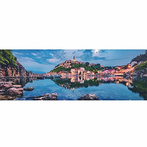 Puzzle 1000 pièces Panoramique : L'île de Krk von Dinotoys