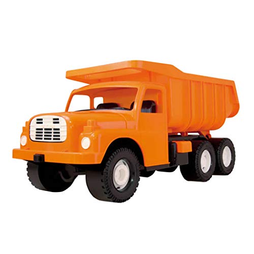 Sandkasten Kipper LKW TATRA 148 Orange Plastik von Dinotoys