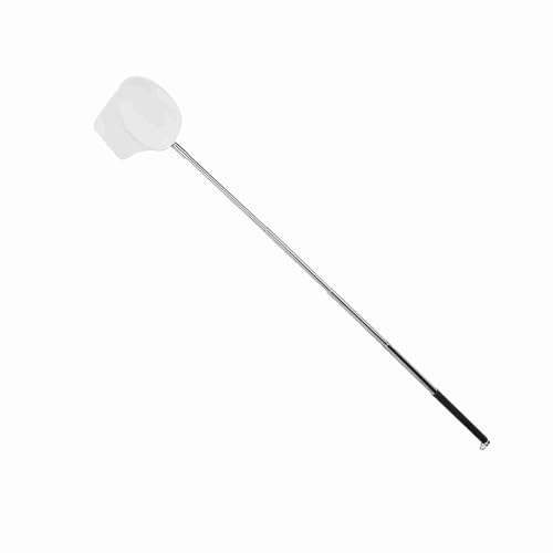 Dioche Verstellbares Mini -Fischereinetz für Aquarium -Tankgarnelen mit Erweiterbarem 20-57,5 cm Edelstahlpol Leichtes und Tragbares Schwarzes Runddesign (Black #01) von Dioche