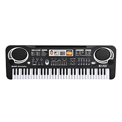 Elektronische Tastatur 61 Tasten, multifunktionale Mini-Tastatur Music Spielzeug Lernspielzeug Elektrische Klaviertastatur für Anfänger Jungen Mädchen Elektronische Tastatur 61 Tasten, multifunktionale Mini-Tastatur Music Spielzeug Lernspielzeug Elektrische Klaviertastatur für Anfänger Jungen Mädchen von Dioche