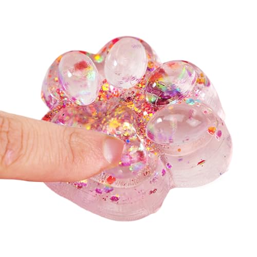 Katzenpfoten Quetschspielzeug, Katzenpfoten Squishy, Katze Pfote Sensory Fidget Spielzeug, Hochelastisch Funkelndes Katzenpfotens Für Kinder Erwachsene Stressabbau Katzenpfoten Quetschspielzeug, Katzenpfoten Squishy, Katze Pfote Sensory Fidget Spielzeug, Hochelastisch Funkelndes Katzenpfotens Für Kinder Erwachsene Stressabbau von Dioeazh