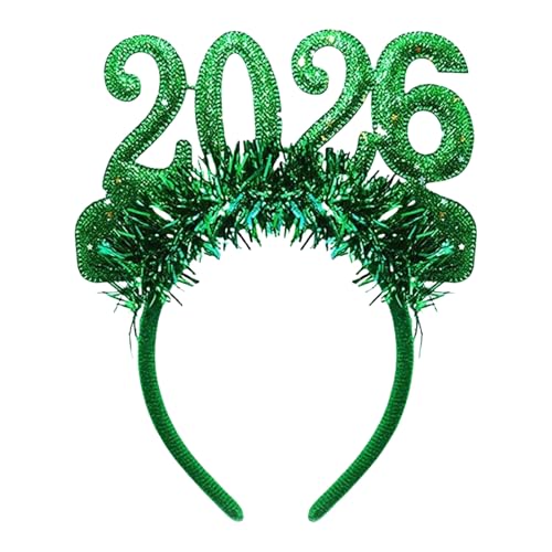Diogeynu 2026 Silvester Stirnband Haarschmuck Glitzer Zahlen Design Unisex Partyzubehör Weihnachten Abschlussball Zubehör Weihnachten Stirnbänder mit Zahlen Diogeynu 2026 Silvester Stirnband Haarschmuck Glitzer Zahlen Design Unisex Partyzubehör Weihnachten Abschlussball Zubehör Weihnachten Stirnbänder mit Zahlen von Diogeynu