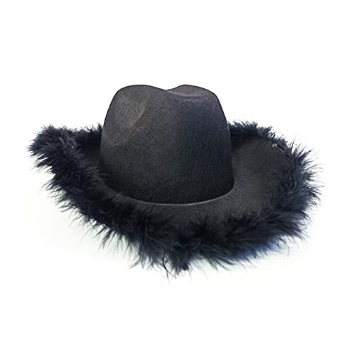 Diogeynu Cowgirl-Hut für Mädchen, Braut, Brautjungfer, eleganter Cowboyhut, Cosplay, Party, Kostüm, Jazz-Hut, Junggesellinnenabschied, Zubehör, Braut, Cowgirl für Junggesellinnenabschiede Diogeynu Cowgirl-Hut für Mädchen, Braut, Brautjungfer, eleganter Cowboyhut, Cosplay, Party, Kostüm, Jazz-Hut, Junggesellinnenabschied, Zubehör, Braut, Cowgirl für Junggesellinnenabschiede von Diogeynu