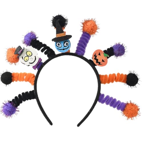 Diogeynu Einzigartige Totenkopf-Stirnbänder, bequem zu tragen, modische Kostüm-Haardekoration für Halloween, Kostümzubehör, Gothic-Party, Stirnbänder mit Polyester Diogeynu Einzigartige Totenkopf-Stirnbänder, bequem zu tragen, modische Kostüm-Haardekoration für Halloween, Kostümzubehör, Gothic-Party, Stirnbänder mit Polyester von Diogeynu