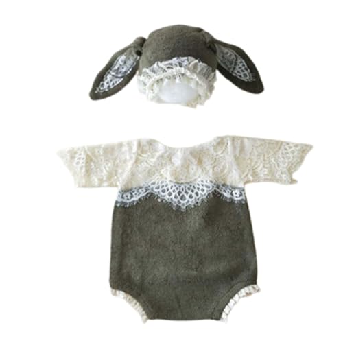 Diogeynu Foto-Requisiten für 0-1 Monat alte Jungen Mädchen Fotografie Kostüm Kleidung Outfit Säugling Foto Kleidung Babybedarf Neugeborene Requisiten von Diogeynu
