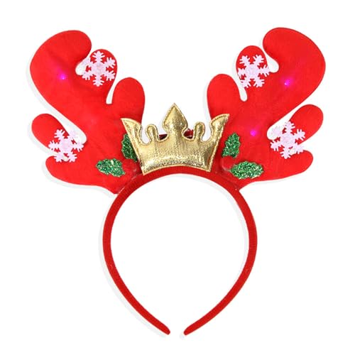Diogeynu Haarreif mit Weihnachtsmotiv, Festival-Requisiten, Elchgeweih, saisonale Kopfbedeckung, Feiertage, Cosplay, Kostüm-Requisiten Diogeynu Haarreif mit Weihnachtsmotiv, Festival-Requisiten, Elchgeweih, saisonale Kopfbedeckung, Feiertage, Cosplay, Kostüm-Requisiten von Diogeynu