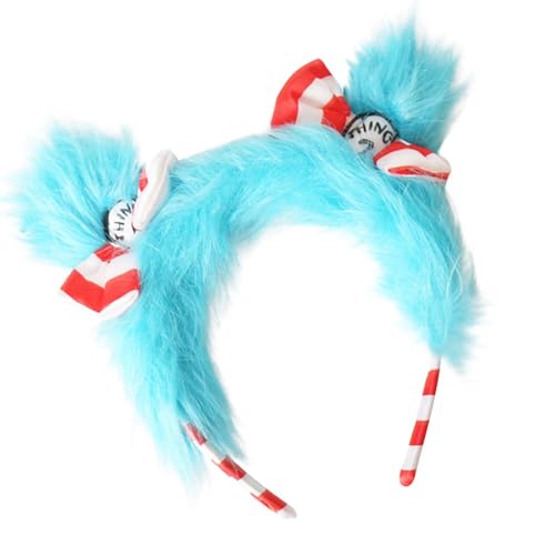 Diogeynu Halloween-Cosplay-Stirnband, Plüsch, breite Krempe, Kostüm-Accessoire für Damen, Halloween-Verkleidung von Diogeynu