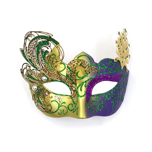 Diogeynu Halloween-Kostüm, Venezianerparty, Cosplay, halbes Gesicht mit Stab, für Damen und Herren Diogeynu Halloween-Kostüm, Venezianerparty, Cosplay, halbes Gesicht mit Stab, für Damen und Herren von Diogeynu
