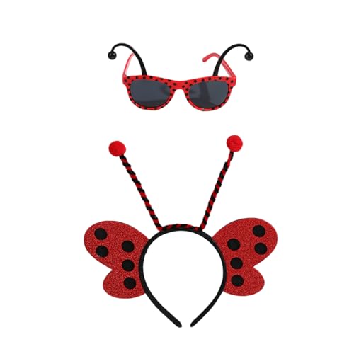 Diogeynu Honigbienenen-Kostüm-Zubehör, Bienen, Stirnband, Sonnenbrille, Bienenkostüme, Kits für Halloween, Cosplay, Party, Requisiten Diogeynu Honigbienenen-Kostüm-Zubehör, Bienen, Stirnband, Sonnenbrille, Bienenkostüme, Kits für Halloween, Cosplay, Party, Requisiten von Diogeynu