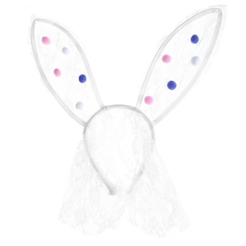 Diogeynu Kinder-Haarband, Schleier, Foto-Requisiten, Pompons, Spitze, Haarreif, Stirnband, Party, Kopfschmuck, lustige Stirnbänder für Musik-Festivals Diogeynu Kinder-Haarband, Schleier, Foto-Requisiten, Pompons, Spitze, Haarreif, Stirnband, Party, Kopfschmuck, lustige Stirnbänder für Musik-Festivals von Diogeynu