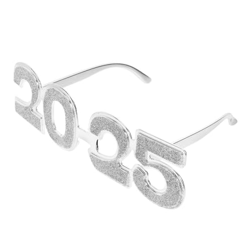 Diogeynu Lustige Brille, Neujahrsbrille, Party-Dekoration, Zubehör für Damen und Herren, mehrfarbig von Diogeynu