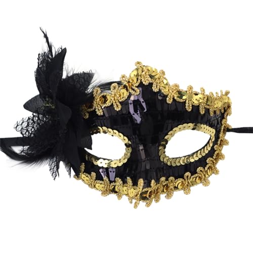 Diogeynu Maskerade für Damen, glänzend, Pailletten, Venezianer, Party, Abend, Abschlussball, Bälle, Halloween, Cosplay, Kostüme, Geschenke Diogeynu Maskerade für Damen, glänzend, Pailletten, Venezianer, Party, Abend, Abschlussball, Bälle, Halloween, Cosplay, Kostüme, Geschenke von Diogeynu