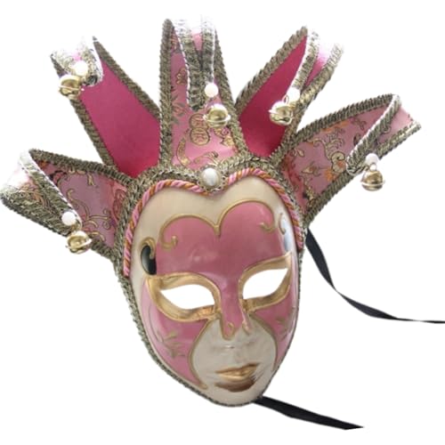 Diogeynu Maskerade mit Glocken, Vintage-Komödie, Maskerade, Dekoration für Männer und Frauen, Halloween, Cosplay Diogeynu Maskerade mit Glocken, Vintage-Komödie, Maskerade, Dekoration für Männer und Frauen, Halloween, Cosplay von Diogeynu