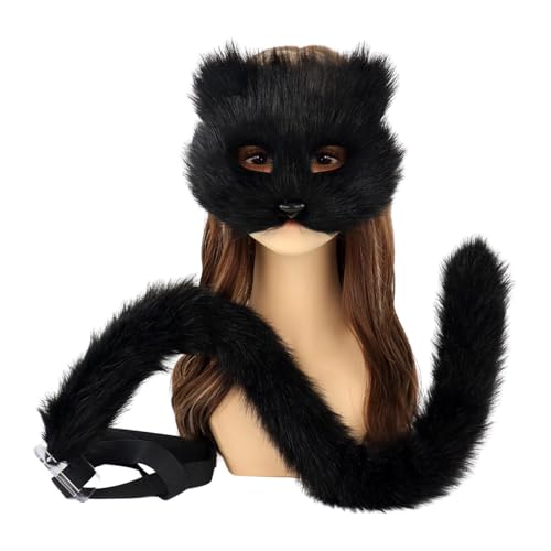 Diogeynu Therians und Schwanz-Set für Mädchen, Halloween, Katzen, Schwanz, Cosplay, Füchse, Wolfsschwanz Diogeynu Therians und Schwanz-Set für Mädchen, Halloween, Katzen, Schwanz, Cosplay, Füchse, Wolfsschwanz von Diogeynu
