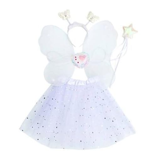 Diogeynu Traumhafte Fee Prinzessin Zauberstab für Schmetterling Stirnband Geburtstag Party Halloween Cosplay Kostüm Requisiten Gif von Diogeynu