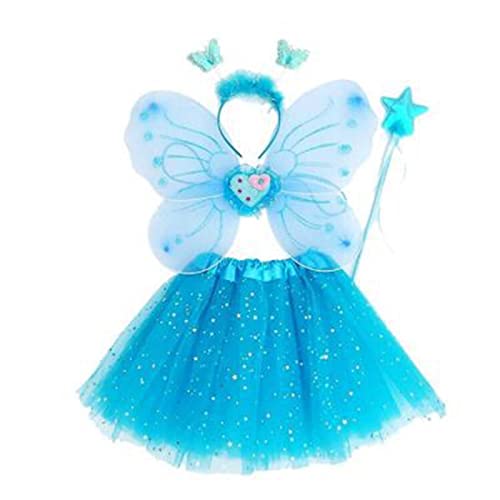 Diogeynu Traumhafte Fee Prinzessin Zauberstab für Schmetterling Stirnband Geburtstag Party Halloween Cosplay Kostüm Requisiten Gif von Diogeynu