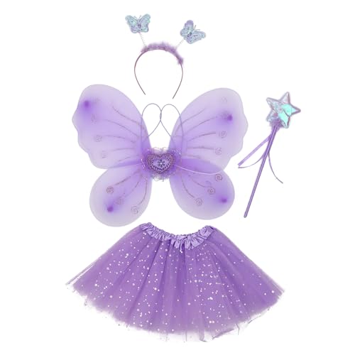 Diogeynu Traumhafte Fee Prinzessin Zauberstab für Schmetterling Stirnband Geburtstag Party Halloween Cosplay Kostüm Requisiten Gif von Diogeynu