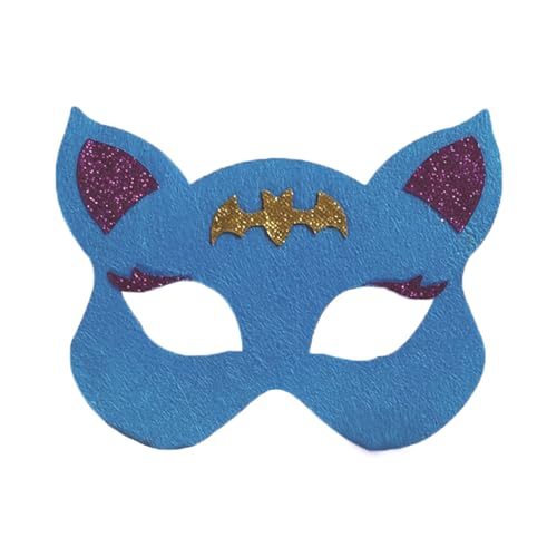 Diogeynu Unisex Strap-On Gothic Schwarz Fledermaus Flügel Fledermaus Masken Drache Halloween Kostüm Zubehör Requisiten für Kinder oder Erwachsene Fledermausmasken Kostüm von Diogeynu