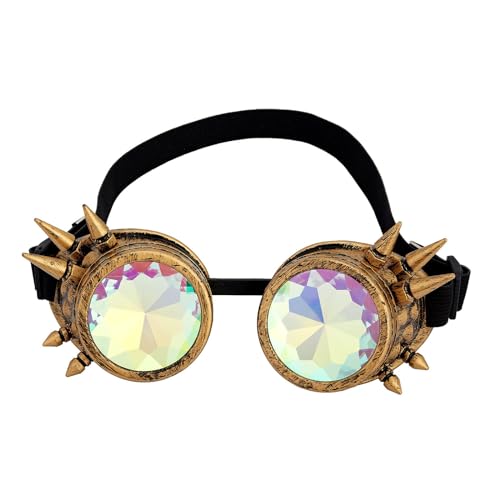Diogeynu Vintage Gothic Brille Steampunk Brille Elegante Brille Cosplay Halloween Cosplay Supplies Diogeynu Vintage Gothic Brille Steampunk Brille Elegante Brille Cosplay Halloween Cosplay Supplies von Diogeynu