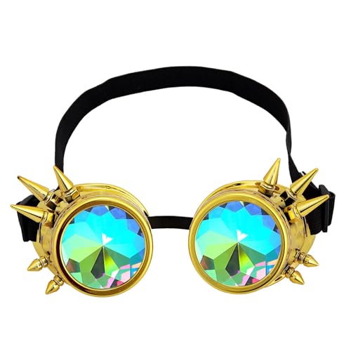 Diogeynu Vintage Gothic Brille Steampunk Brille Elegante Brille Cosplay Halloween Cosplay Supplies Diogeynu Vintage Gothic Brille Steampunk Brille Elegante Brille Cosplay Halloween Cosplay Supplies von Diogeynu
