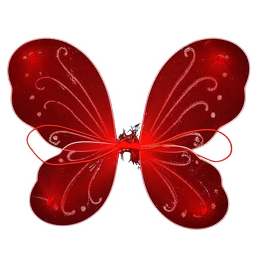Feenflügel-Kostüm für Mädchen, bunt, Schmetterling, für Kinder, Halloween, Weihnachten, Geburtstag, Schmetterling, Kinder, Erwachsenenkostüm Feenflügel-Kostüm für Mädchen, bunt, Schmetterling, für Kinder, Halloween, Weihnachten, Geburtstag, Schmetterling, Kinder, Erwachsenenkostüm von Diogeynu