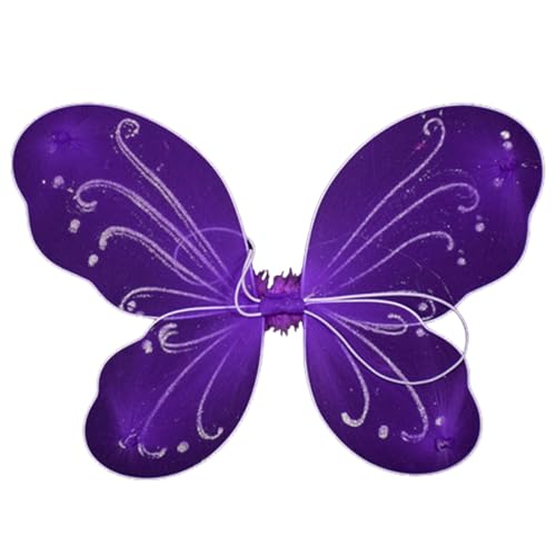 Feenflügel-Kostüm für Mädchen, bunt, Schmetterling, für Kinder, Halloween, Weihnachten, Geburtstag, Schmetterling, Kinder, Erwachsenenkostüm Feenflügel-Kostüm für Mädchen, bunt, Schmetterling, für Kinder, Halloween, Weihnachten, Geburtstag, Schmetterling, Kinder, Erwachsenenkostüm von Diogeynu