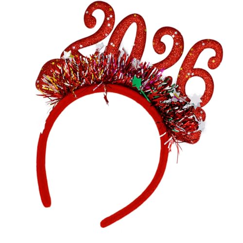 Funkelnde Neujahrs-Stirnbänder mit glitzernden Zahlen und Girlanden, für Festivals, Partys, Feiern, Versammlungen, funkelnde Neujahrs-Stirnbänder Funkelnde Neujahrs-Stirnbänder mit glitzernden Zahlen und Girlanden, für Festivals, Partys, Feiern, Versammlungen, funkelnde Neujahrs-Stirnbänder von Diogeynu