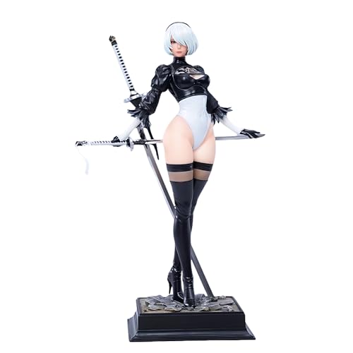 2B Anime Figur 9S Anime Action Figur 27cm austauschbaren Kopf Figuren Chassis Ornament Modus 2B Anime Figur 9S Anime Action Figur 27cm austauschbaren Kopf Figuren Chassis Ornament Modus von Diohauxi