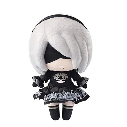 2B Anime-Figuren 9S Sitzfigurenn - Weiches ausgestopftes Anime Sammlerstück Niedliche Desktop Dekoration 2B Anime-Figuren 9S Sitzfigurenn - Weiches ausgestopftes Anime Sammlerstück Niedliche Desktop Dekoration von Diohauxi