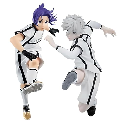 2Pcs Anime Action Figur Set | Seishiro Nagi & REO Mikage Sammelstatuen | Bücherregal Display Figuren von Diohauxi