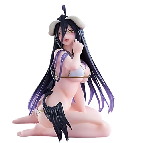 Albedo Anime Figur, 13CM PVC Sitting Beauty Girl Action Figur, Desktop Dekoration für Haus & Büro Albedo Anime Figur, 13CM PVC Sitting Beauty Girl Action Figur, Desktop Dekoration für Haus & Büro von Diohauxi